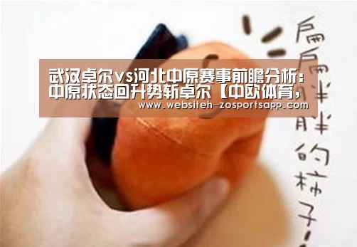 武汉卓尔vs河北中原赛事前瞻分析:中原状态回升势斩卓尔【中欧体育,中欧体育app,中欧体育官网,中欧体育官网入口】(图1) 中欧体育,中欧体育app,中欧体育官网,中欧体育官网入口